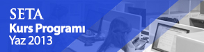 SETA Kurs - Yaz D&ouml;nemi